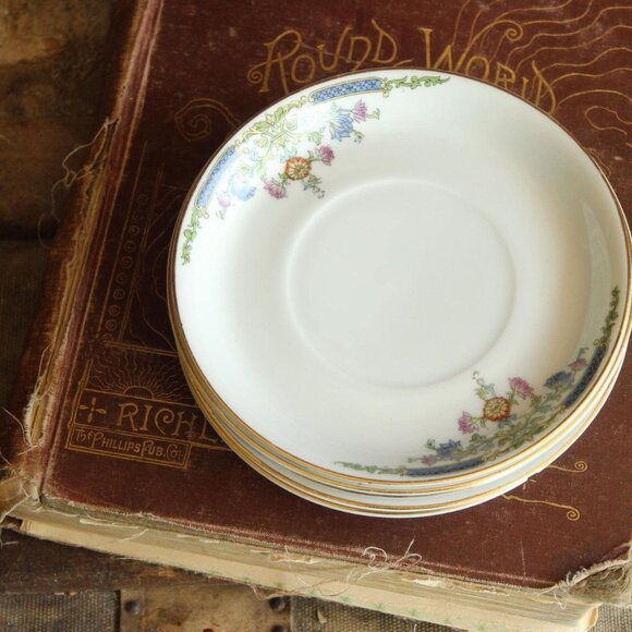 Vintage 1920s 1930s Tea Saucer, Hutschenreuther Selb China Plate, Bavaria - Picture 1 of 10